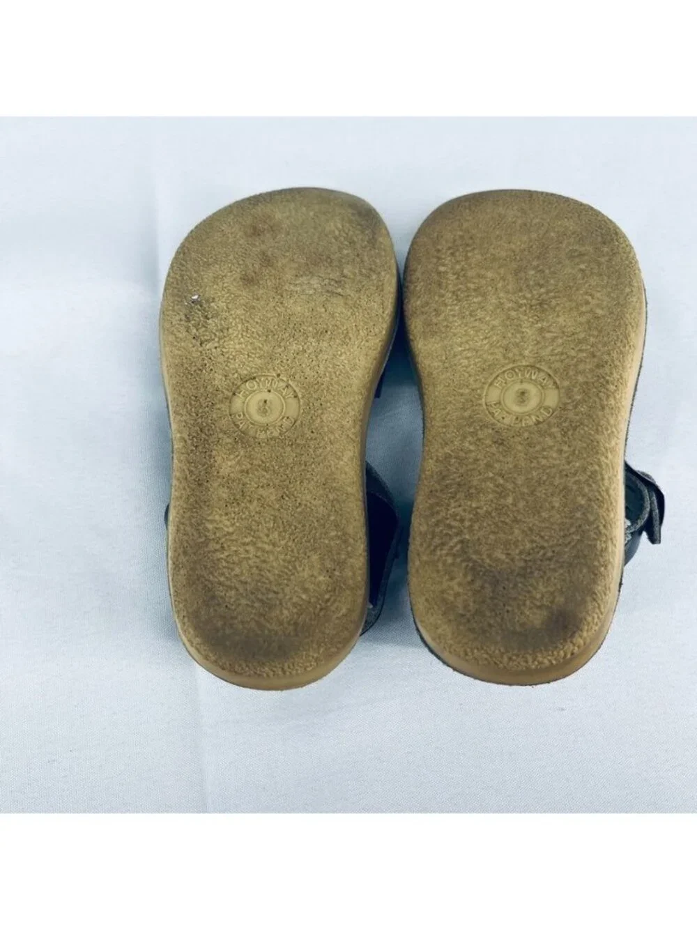 Sun San Surfer Navy Blue Leather Sandal Toddler Size 8 Hoy Way